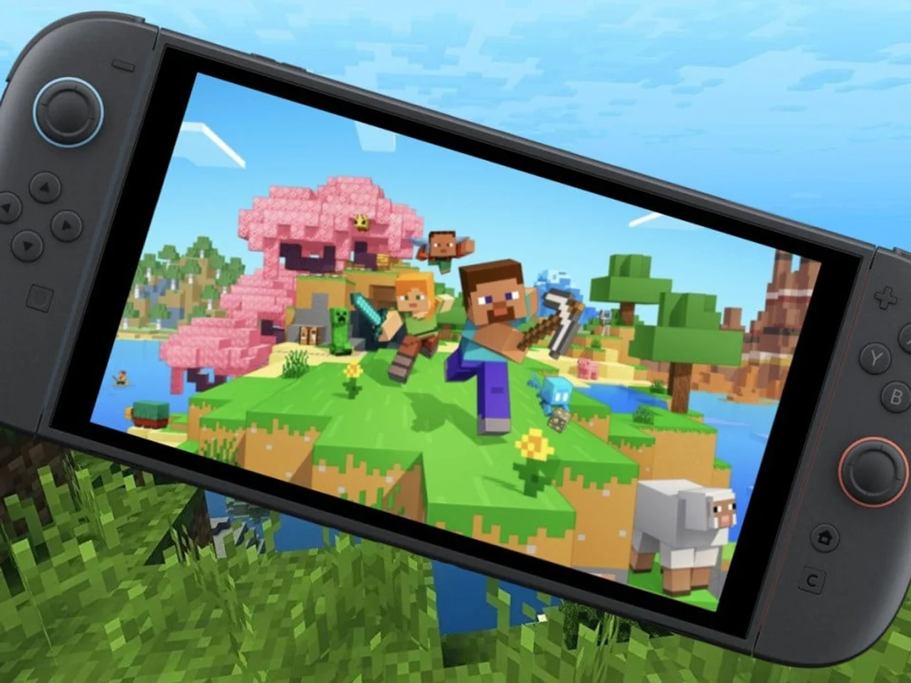 Minecraft débarque sur Switch 2 : Vibrant Visuals, Mario et une mise à niveau gratuite